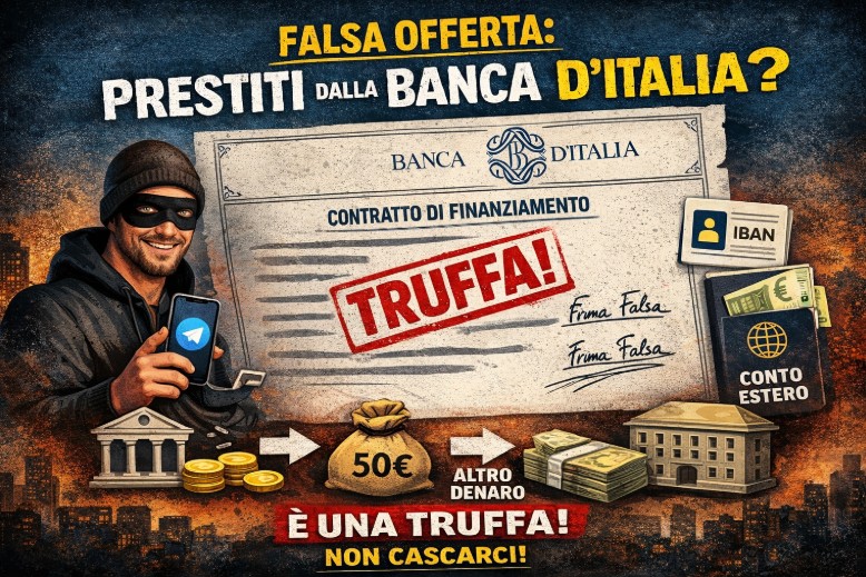 Truffe sui prestiti: Allerta dalla Banca&nbsp;d’Italia